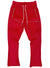 Motive Denim Track Pants - Cargo Stacked - Red - MT100
