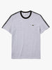 Lacoste T-Shirt - Stripe Cotton - Grey Chine-CCA - TH7079