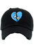 Pg Apparel Hat - Heartless - Black And Carolina Blue