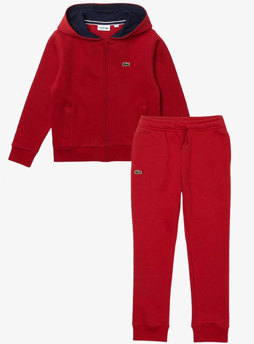 Lacoste Kids Sweatsuit - Classic Logo - Red - SJ2903 – Vengeance78