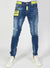 Buyer's Choice Jeans - Mario Patch - Lime/Blue - 2318-100-A18
