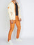 LNL Hoodie - Leather - Peach and Orange - LLFZ1025505