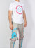LNL T-Shirt - Target - White, Pink And Blue