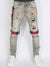 LNL Jeans - Straps - Grey Wash And Red - LLCDP0925570