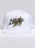 LNL Snapback - Heavy Hitta - Black and Olive on White - 203