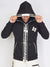 LNL Hoodie - Leather - Black and White - LLFZ1025501