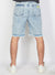 Buyer's Choice Denim Shorts - Ripped Knee - Light Wash - R 4126