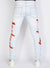 LNL Jeans - Chain Stitch - Light Wash and Orange - LLCHSE1025251