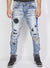 Politics Jeans - Distressed with Paint - Medium Wash - PLTKS0521563