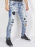 Politics Jeans - Distressed with Paint - Medium Wash - PLTKS0521563