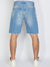Buyer's Choice Denim Shorts - Rips - Blue - K6195-1