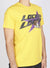 LNL T-Shirt - Heavy Hitta - Black and Purple on Yellow - 102