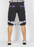 LNL Shorts - Strapped - Black and Purple - LDS421102