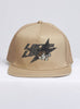 LNL Snapback - Heavy Hitta - Black on Khaki - 202