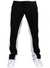 Rebel Minds Track Pants - Stripe Stacked Fit - Black And White - 100-411