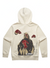 G West Hoodie - Skull Heavy - Cream - GWPLHD5002