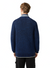 Lacoste Sweater - Made in France High-Neck Wool - Navy Blue White - AH0817