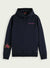 Scotch & Soda Hoodie - Artwork Felpa - Navy - 22-FWMM 169193