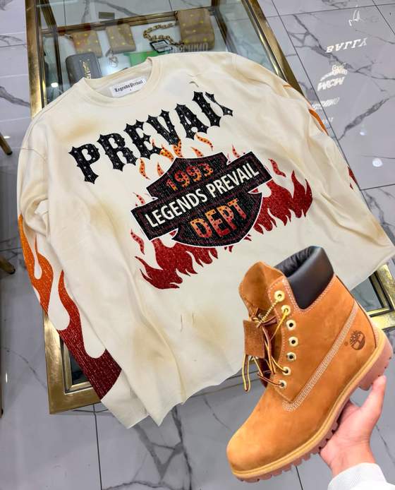 Instagram post: LEGENDS PREVAIL LONG SLEEVE TEE❤️‍🔥❤️‍🔥$129