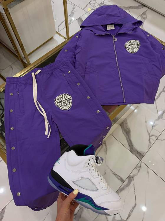 Look: Legends Prevail Track Suit - Shield Nylon - Purple - 048