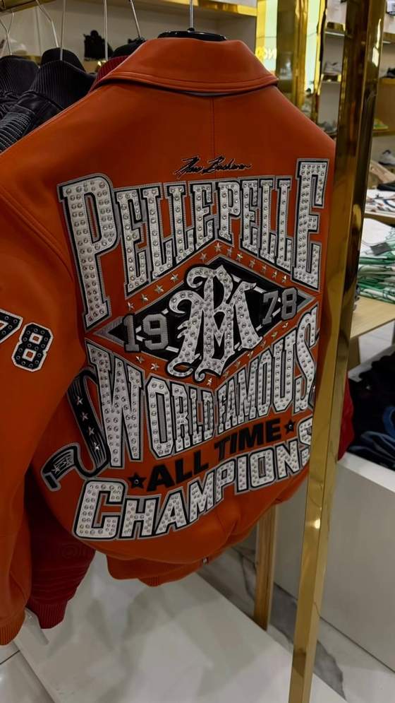 Look: Pelle Pelle Jacket - All Time Champions - Orange - 326-37603